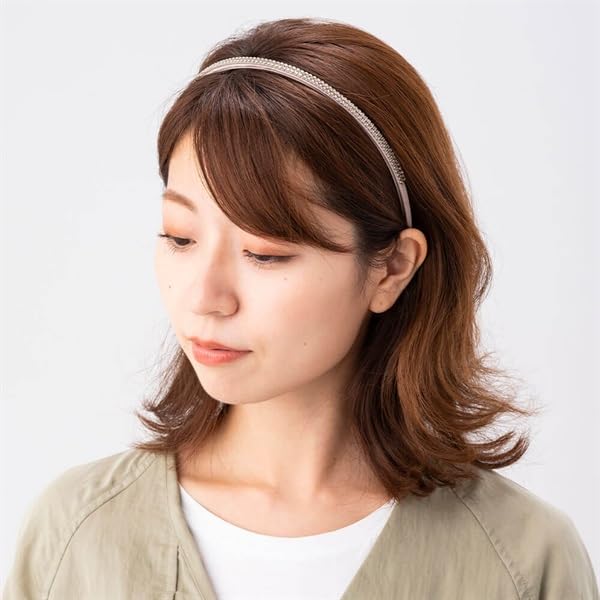 Amazon.co.jp: コンプレックスビズ クリスタルメッシュ ヘアバンド