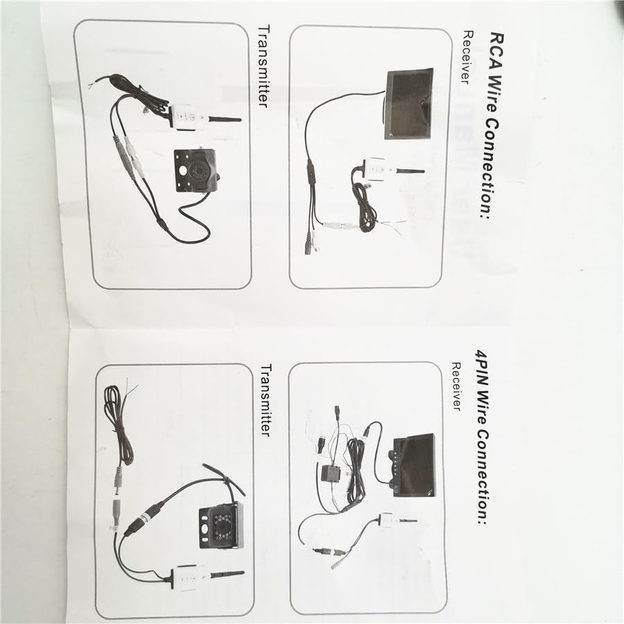 2.4ghz Wireless Av Cable Transmitter Receiver for Video Monitor Reverse Camera - Cables, Adapters & Sockets -
