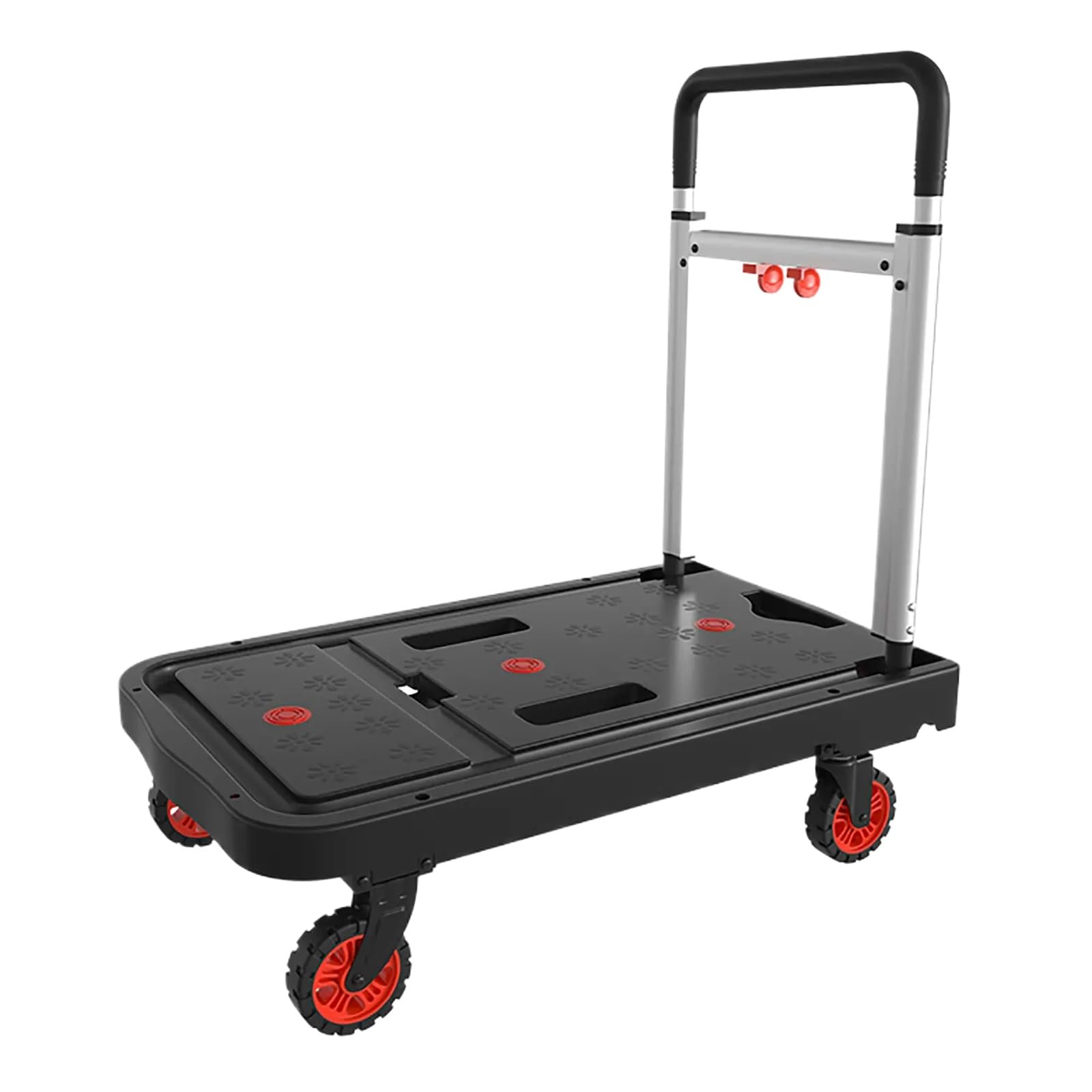 LKLNKVL Handcart, Load Capacity 150kg/330lbs, Save Space, for Travel, Moving, Shopping, Office, School Use