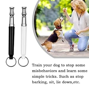 Dog Whistle 2 Pack Dog Whistle to Stop Barking Neighbors Dog Adjustable Ultrasonic Silent Dog Whistle Professional Recall Dog Training Whistles with Lanyard black+white  Cucciolini Doodles Dog whistle 2 pack dog whistle to stop barking neighbors dog adjustable ultrasonic silent dog whistle professional recall dog training whistles with lanyard black+white   cucciolini doodles