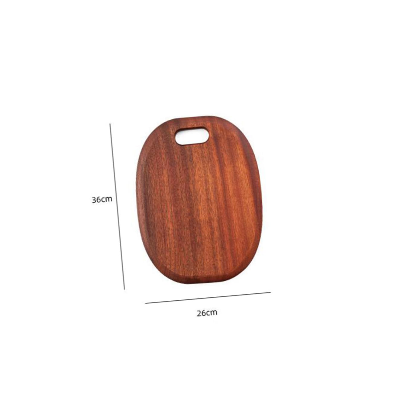 TOPBATHY Planche à Découper en Bois Massif avec Trou Réversible 36 6 5 5 Pouces Planche à Découper en Bois pour Cuisine