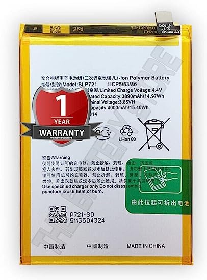 Image of Original BLP721 Battery for Realme C2 / RMX1941 / C2 2020 / C2s Battery with 1 Year Warranty**** (Y0000039)