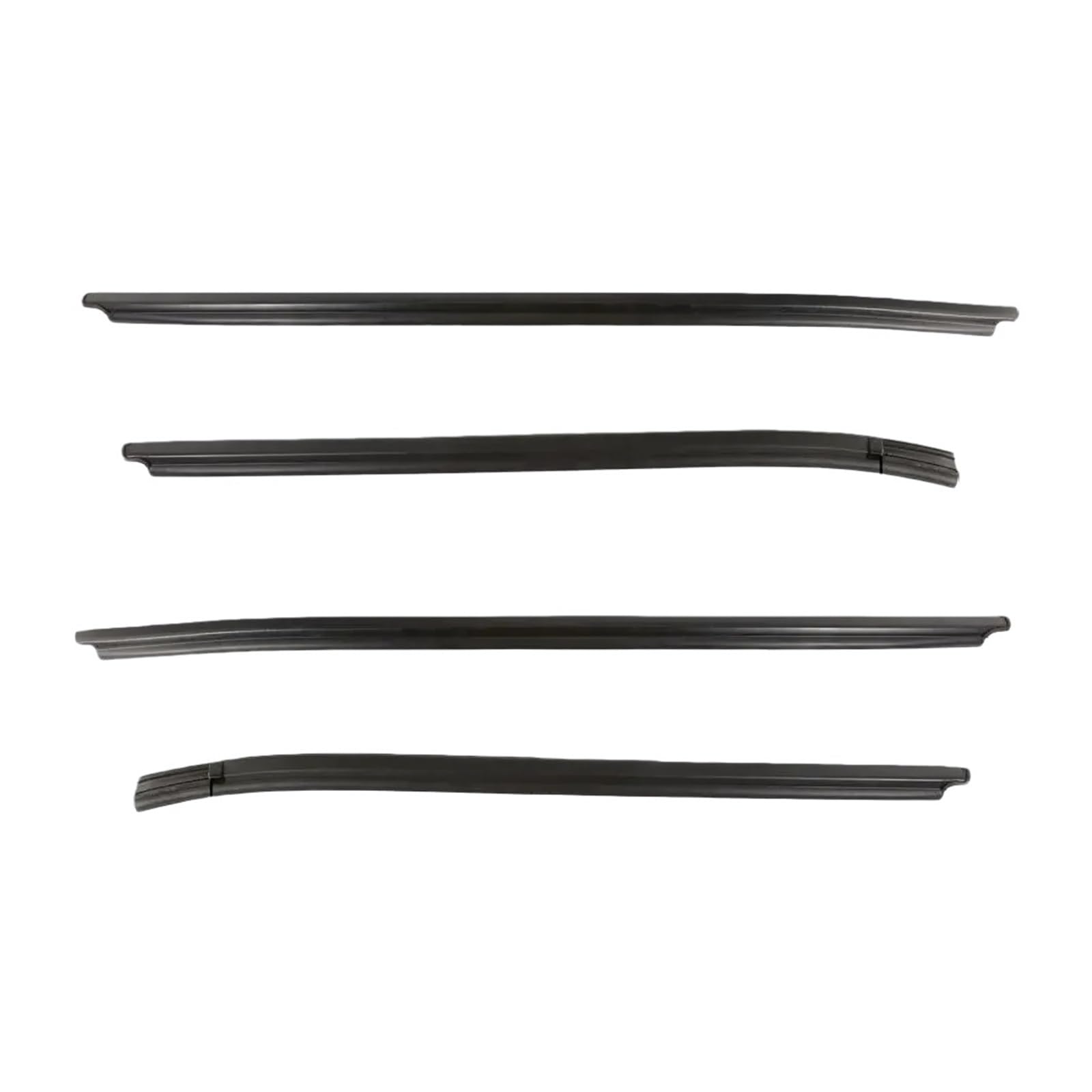 Watjcse One Color Car Window Moulding Trim Weatherstrip Seal Belt Rubber Sealing Strips Compatible With Toyota Hilux Sr5 Vigo Mk6 Pickup 4Doors 2005-2015