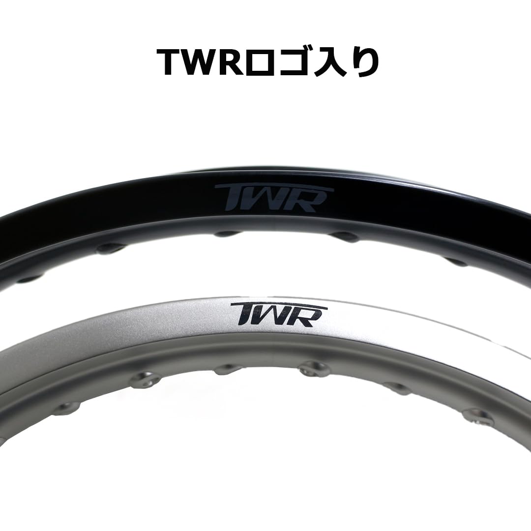 Amazon | TWR製 アルミリム 1.85×18 36穴 （マットブラック/シルバー