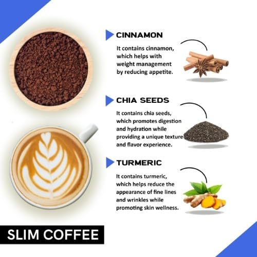 Image of COFFEECURRY Slim Coffee Tin Can (65 Grams) - Helps with Weight Management and a Slimmer Body | Premium Arabica Coffee Powder