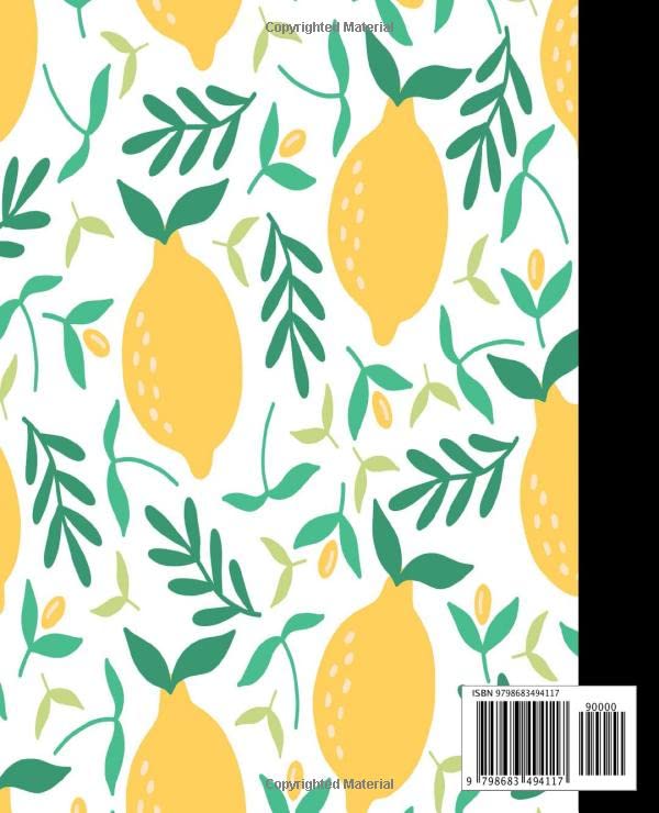 Composition Notebook: Wide Ruled Lined Paper Notebook Journal (Lemons) - Image 2