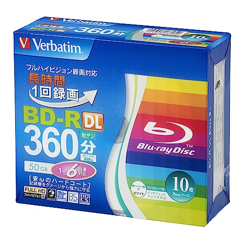 タッチ ビデオディスク 2枚 Amazon.co.jp: バーベイタム (Verbatim) 1回録画用 ブルーレイ