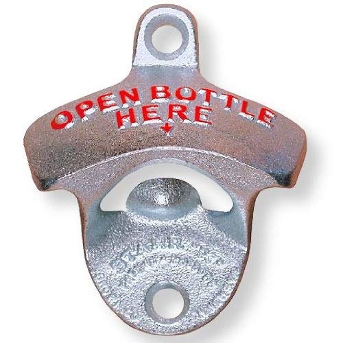 Wandflaschenöffner "OPEN BOTTLE HERE" orig. STARR-X aus den USA