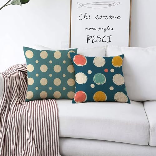 Housse de coussin imperméable 60x60cm anti-tache pour canapé extérieur