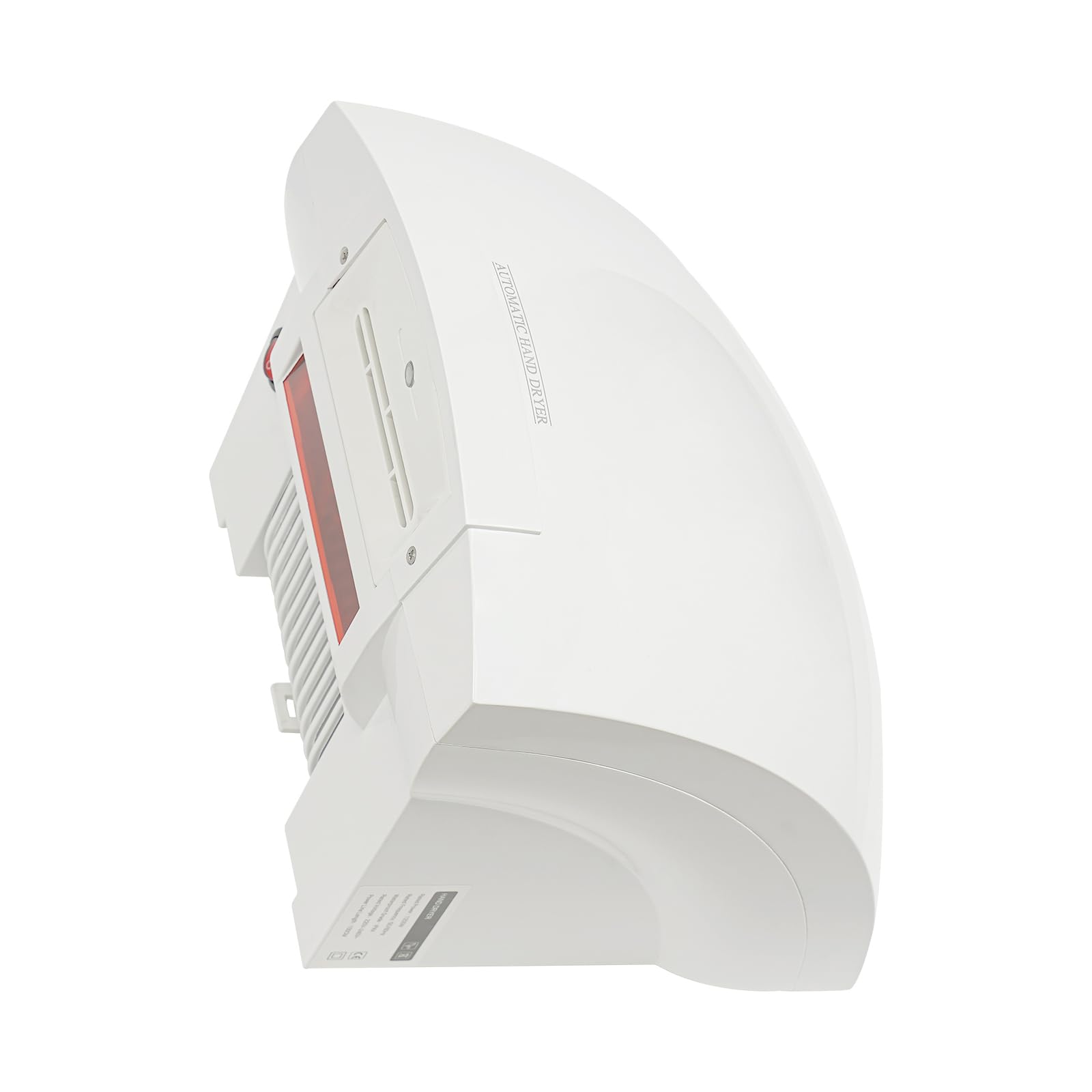 1200W Händetrockner Automatisch, Elektrischer Handtrockner mit Infrarot Sensor & 30m/s Windgeschwindigkeit, Wandmontage Handtrockner IPX4 für Toilette, Hotel, Restaurant (220-240V)