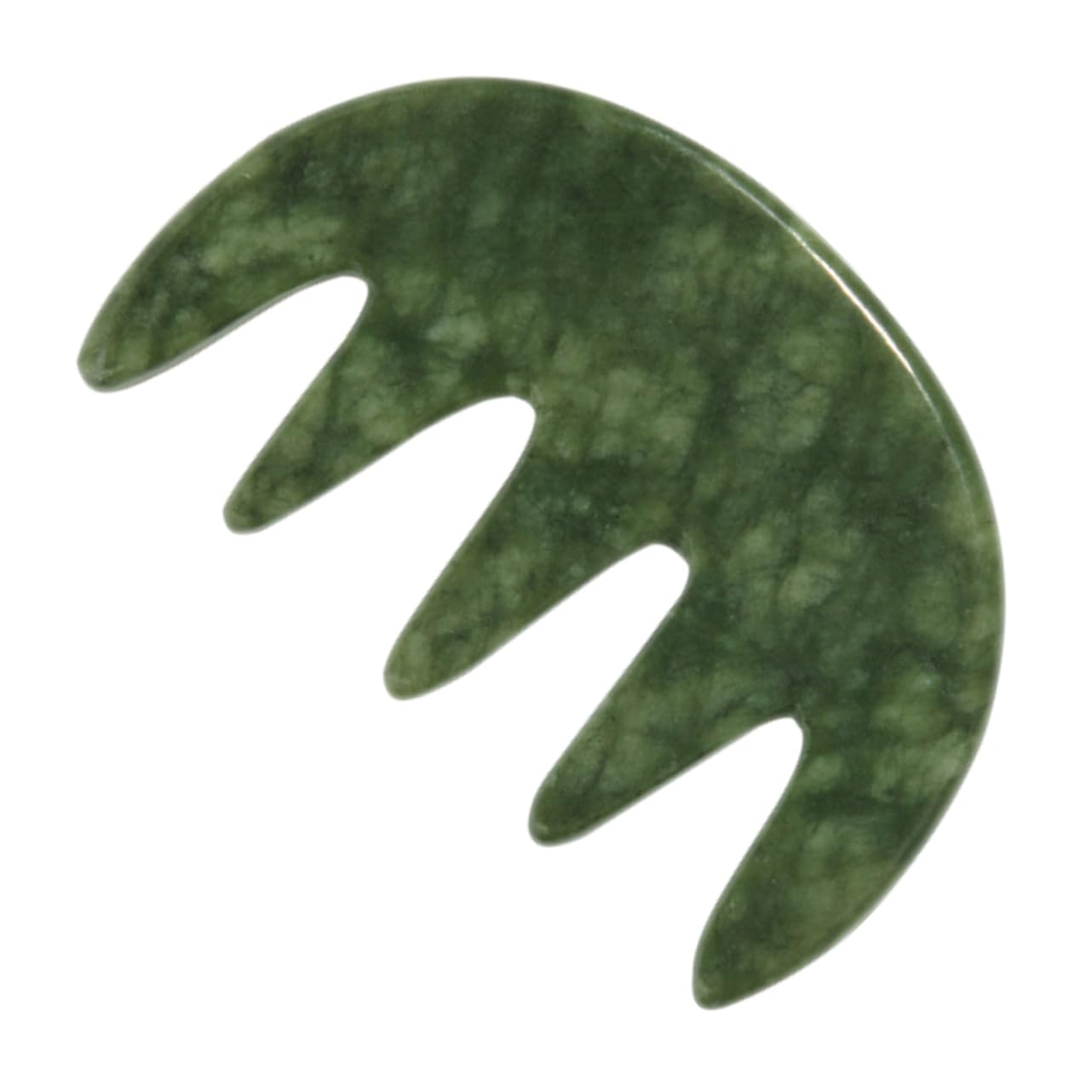 Natural Jade Massage Comb Creative Wide Tooth Comb for Scalp Handheld Massage Tool for Relaxation Relief and Unique for Friends and Family