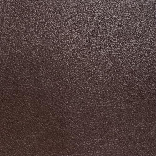 Tela Polipiel para Tapizar Sillas, Sofá, Cojines, Manualidades. Cuero de Imitación Negro. Piel sintética para Tapicería. Ancho 140 cm. Se vende a metros. (Marrón)