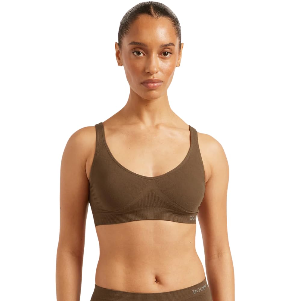 Boody Seamfree Crop Bra - Clove/XL