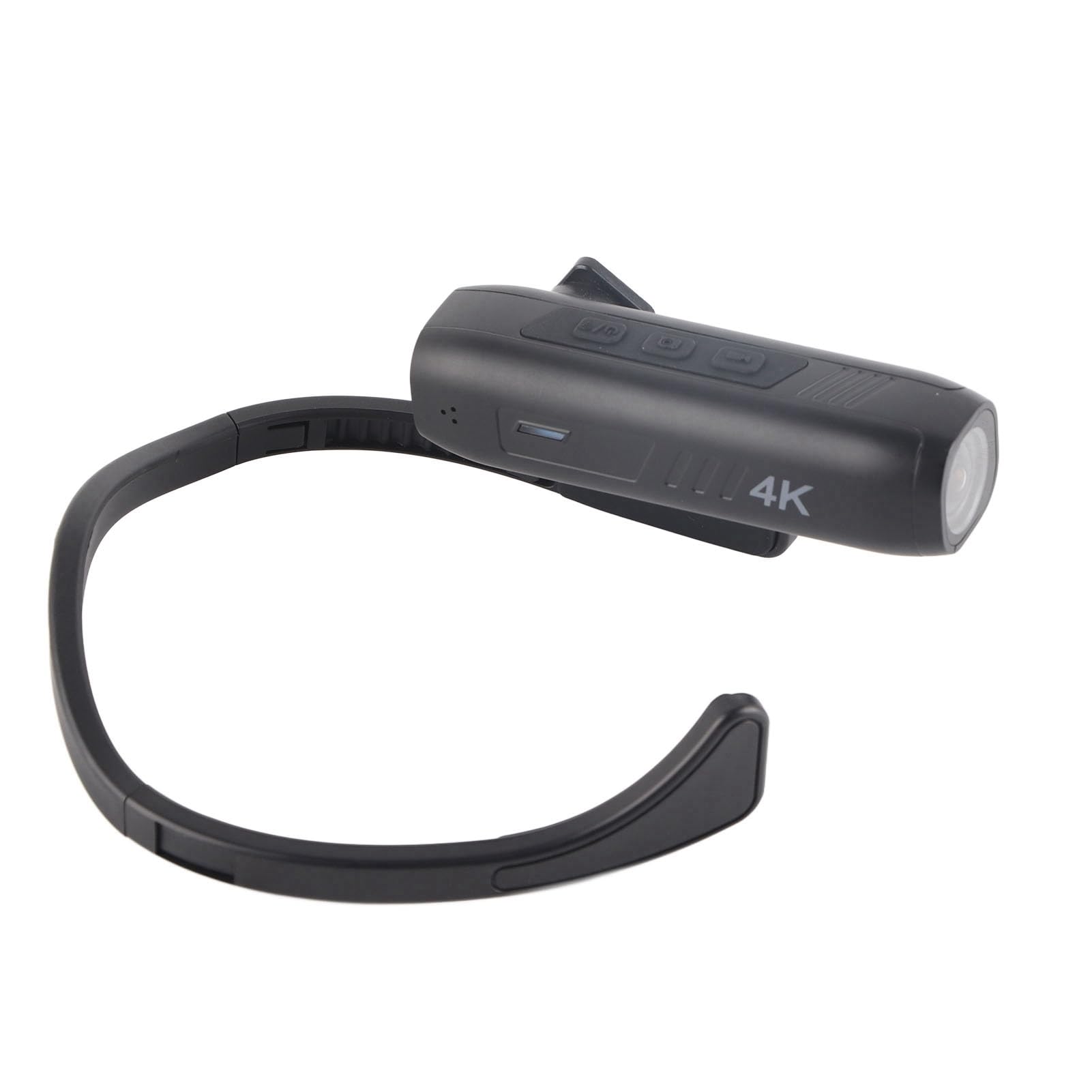 KIMISS Head - Videocamera indossabile, AS05 4K, multifunzione, WiFi, vivavoce, anti vibrazione, elettronica, registrazione, per passeggiate, ciclismo, tempo libero, sport