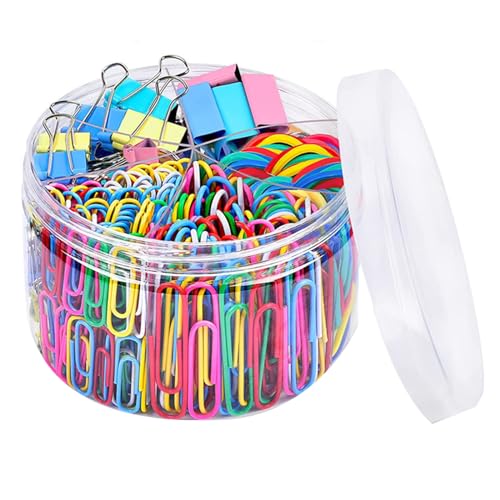 Portalápices Clip de metal para bolígrafo, clip para papel, multifunción, marcapáginas y clips para carpeta, juego de clips de lápiz