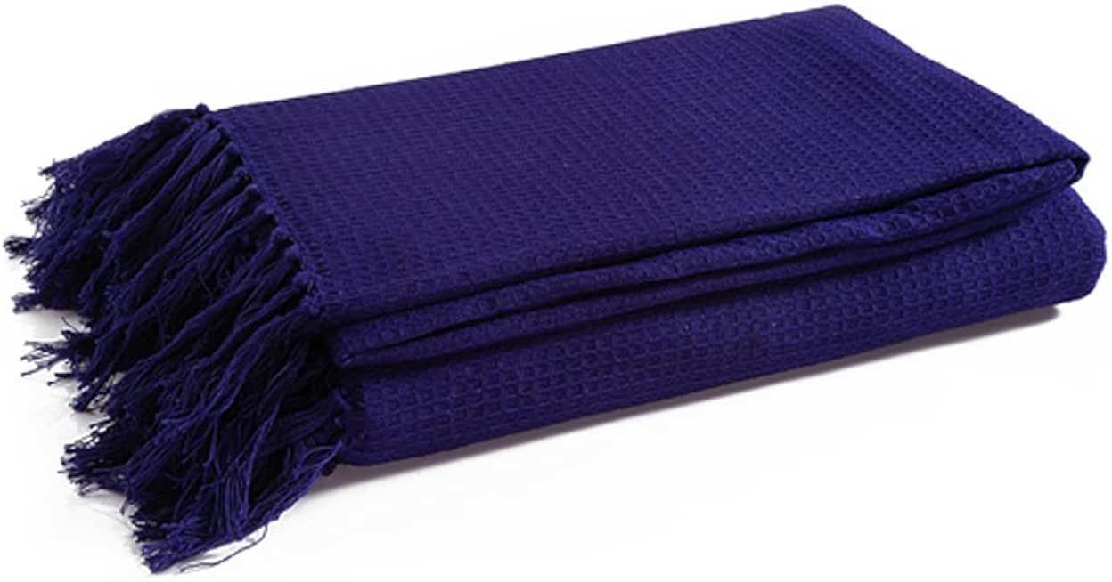 Amazon.co.uk blue throw