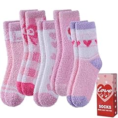 5 Pairs Pink Heart