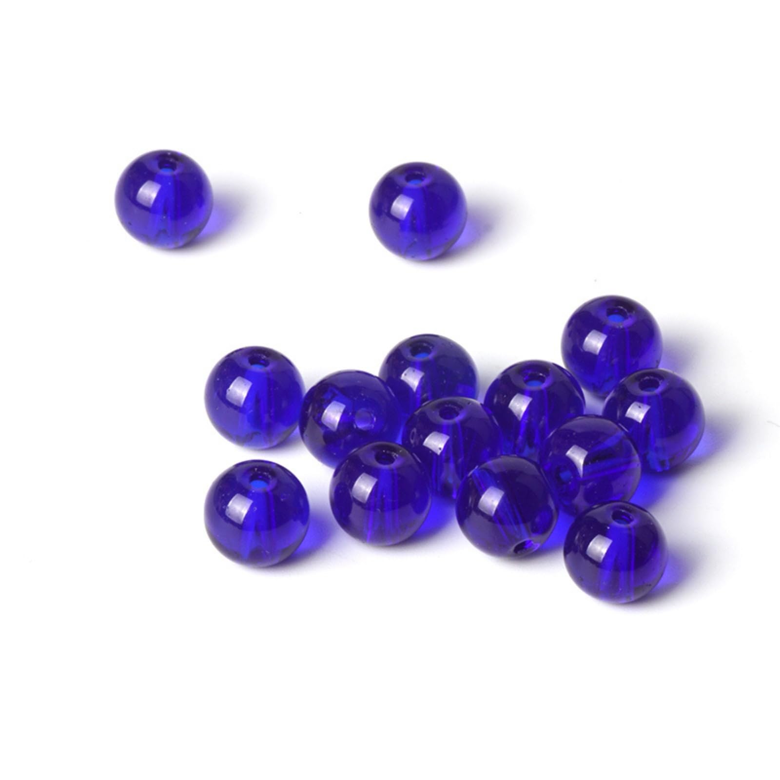 100 perline in pietra naturale da 6 mm, diaspro imperiale blu scuro