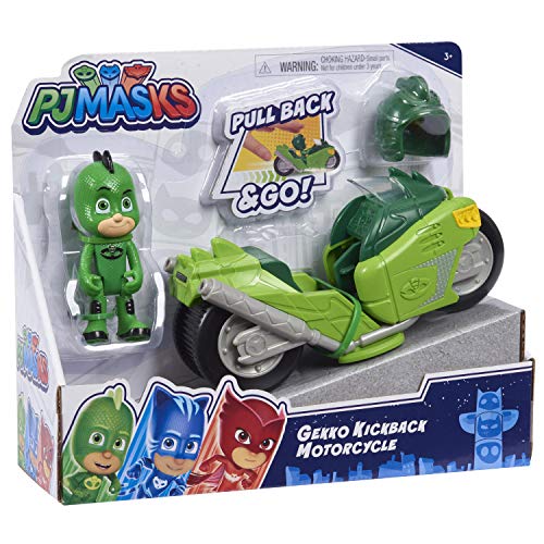 Niño, Toy Ruz Juguete Infantil Motocicleta de friccion PJ Masks Gekko
