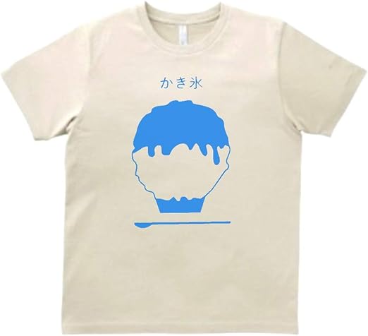 Amazon おもしろ Tシャツ 半袖 かき氷 サンド 632s Tシャツ カットソー 通販