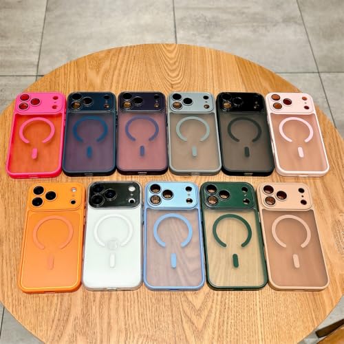Coque iPhone Air magnétique antichoc protection translucide mate pour recharge induction sans fil