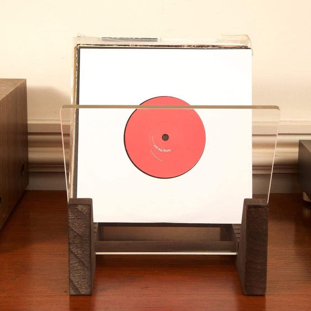 RetroFun Supporto per Dischi in Vinile, espositore per CD in Legno Scaffale per Dischi impilabile per Contenere Fino a 25 Album, Dvd o CD, Adatto per Gli Amanti della Musica da DJ