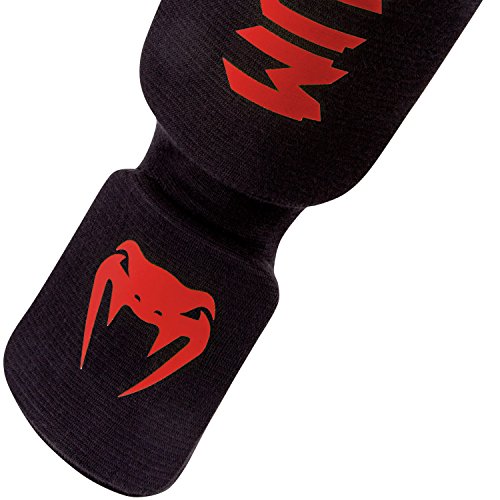 image for Venum Kontact Shinguards - Black/Red, One Size