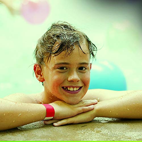 Pulseira de Identificação para Festas Tyvek Econômica Amarela (100)