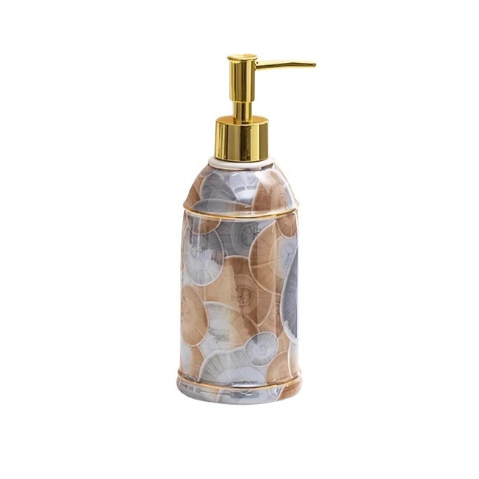 Bathroom 400ml Modern Ceramic Soap Dispenser Lotion Bottle With Pump For Bathroom Kitchen Sink Countertop Shampoo
