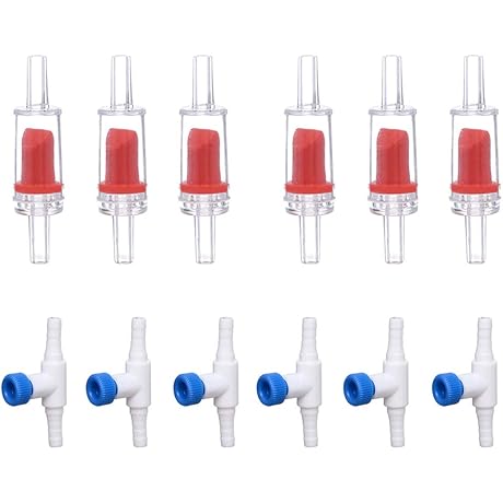 ALEGI Aquarium Air Pump Accessories with Non-Return Check Valves