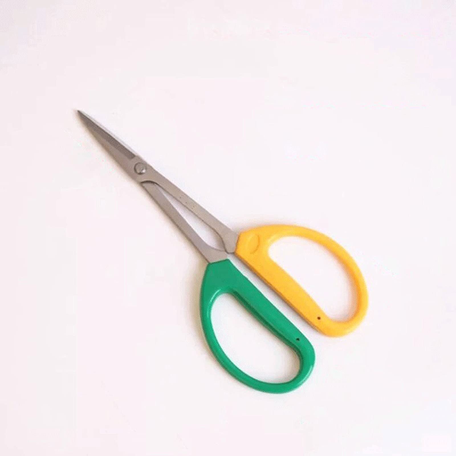 Ciseaux à papier de cuisine et de fournitures artisanales pour l'école et la maison, lames ultra tranchantes et poignées antidérapantes - Ciseaux de 15,2 cm