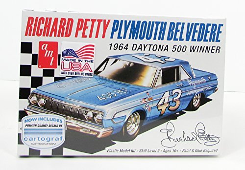 Amazon.com: AMT 989 1:25 Richard Petty Plymouth Belvedere 1964