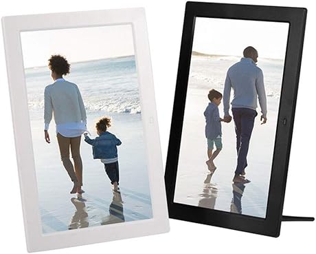LSEC Zoll digitalen Foto-Frame-elektronischen Bildschirm Widescreen Halterung MP3 MP4 Video-Player-Kalender Zufallsspiel-Modus mit Fernbedienung weiAY LSEC Zoll digitalen Foto-Frame-elektronischen Bildschirm Widescreen Halterung MP3 MP4 Video-Player-Kalender Zufallsspiel-Modus mit Fernbedienung weiAY