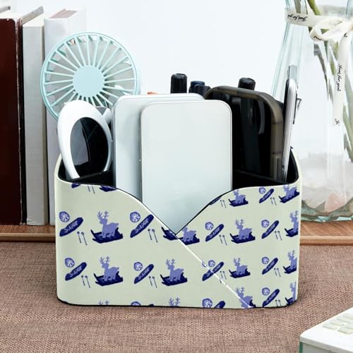 Organiseur de bureau rectangulaire compact à compartiments pour trier vos crayons