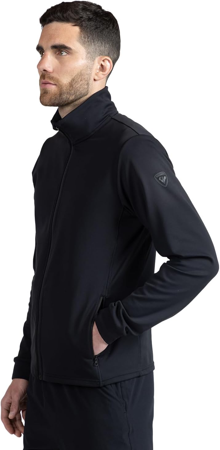 ROSSIGNOL Mid-layer Stretch Fleece Jacket for Men - Fleece Pullover for Men