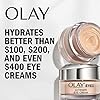 Olay Ultimate Eye Cream for Wrinkles, Puffy Eyes + Dark Circles, 0.4 Oz + Whip Face Moisturizer Travel/Trial Size Gift Set