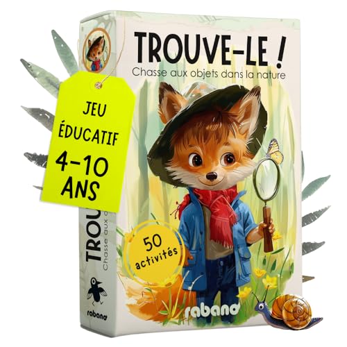 Trouve-Le! Plein air | 50 Cartes pour Enfants | Chasse...