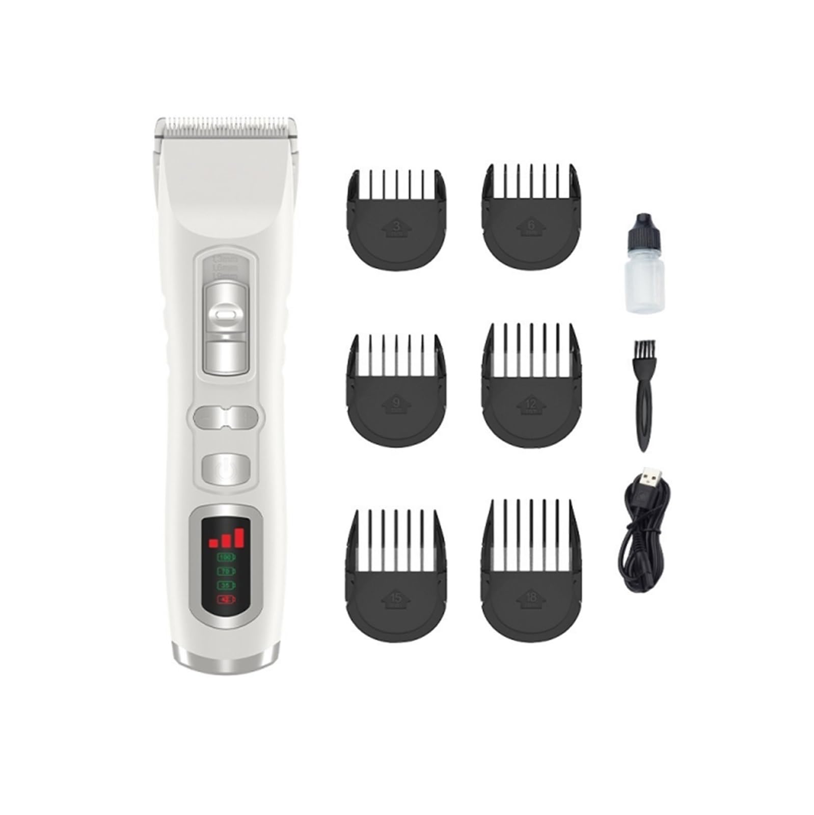 Máquina De Corte De Pelo For Perros Y Gatos, Máquina De Corte De Pelo, Kit Inalámbrico De Cuidado De Mascotas