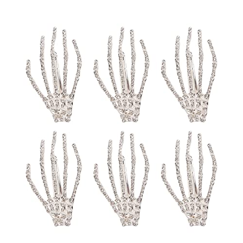 Materiale premium: fermagli per capelli in osso realizzati con fermagli in plastica e lega, superficie elegante, resistente e durevole, bella e raffinata, non facile arrugginire.
