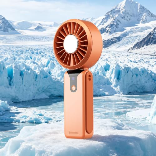 Ventilador de mano recargable para combatir el calor en senderismo y picnic con 3600 mAh 3