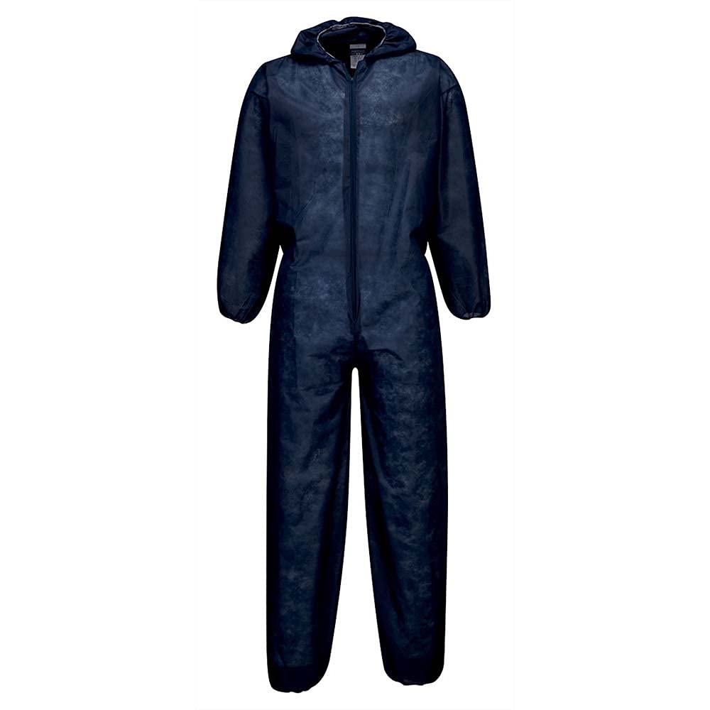Portwest ST11 Disposable Coverall PP 40g Navy, 2XL, Pack of 120