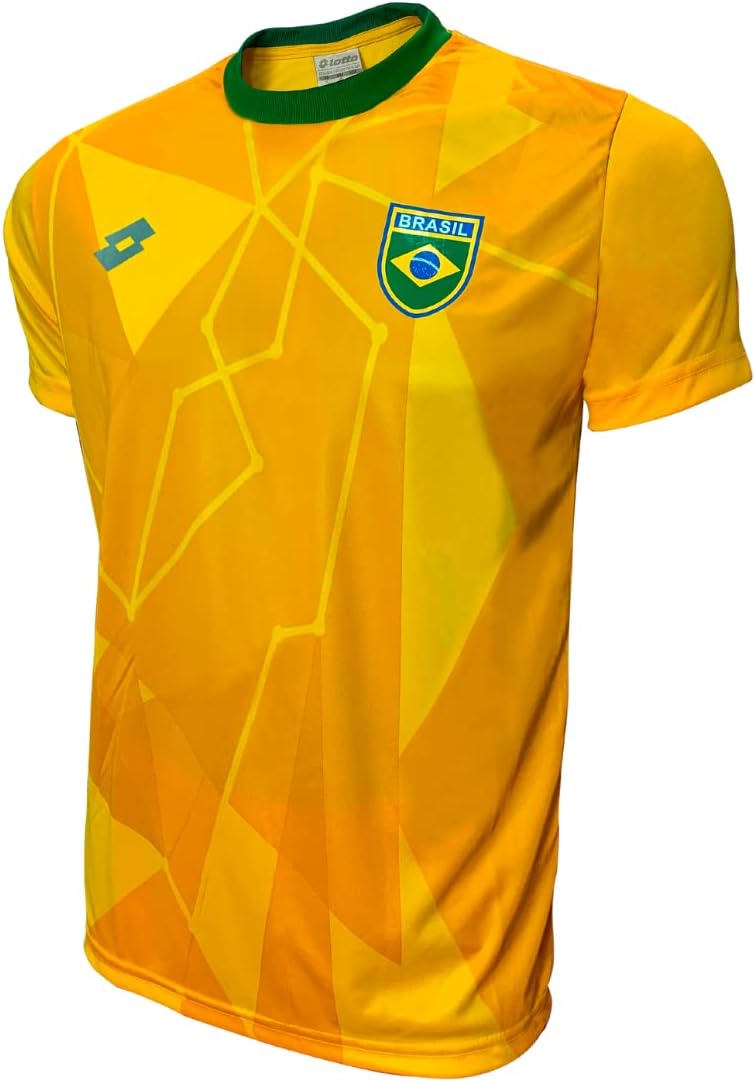 Lotto Brazil Soccer Yellow Mens Jersey Polyester Kenya Ubuy