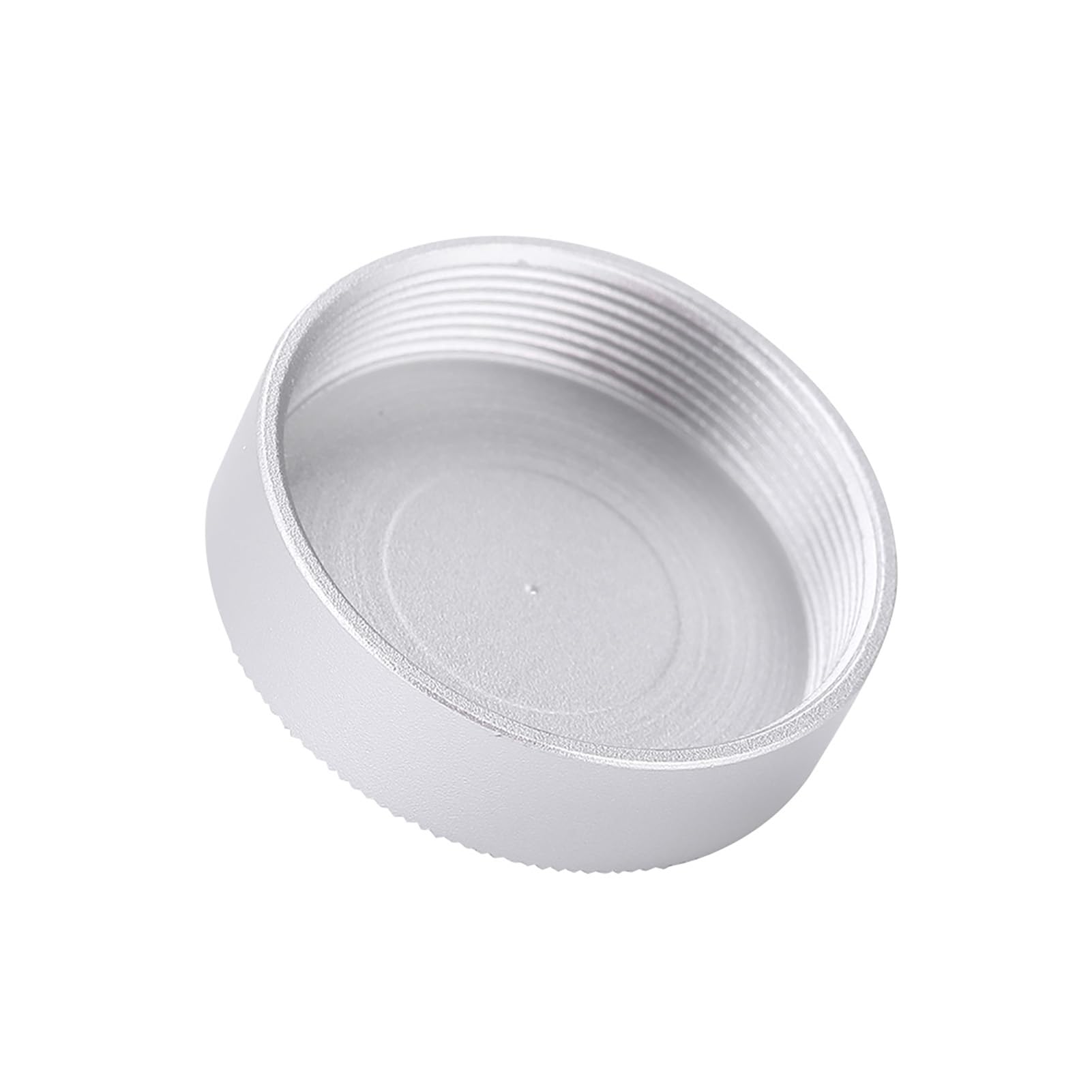Tapa de Cubierta de Lente Trasera de Montaje en C de Metal 25 mm 5 Piezas para Lentes de TV CCTV (Plata)