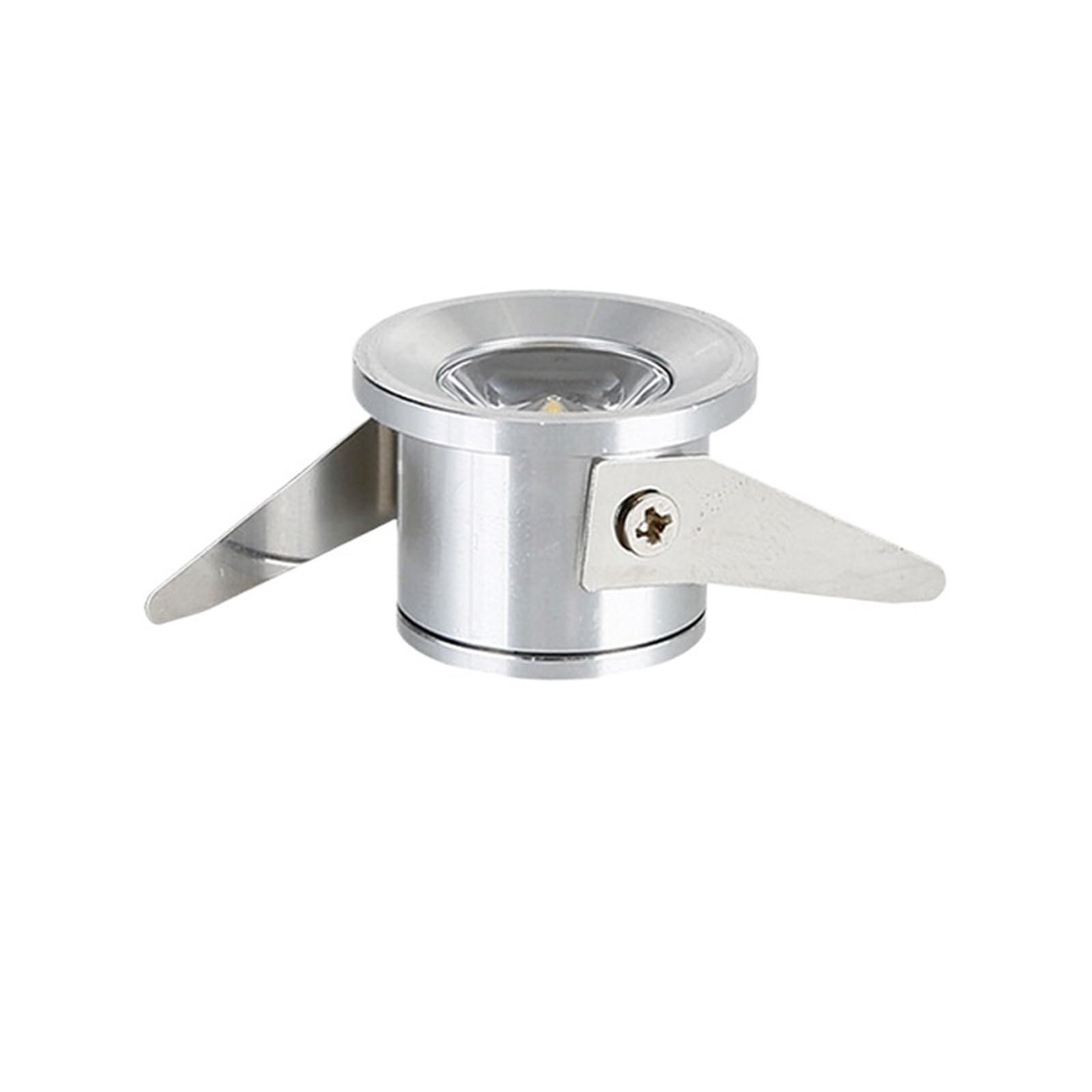 Focos empotrables estilizados de 1W Silver para techos modernos 5