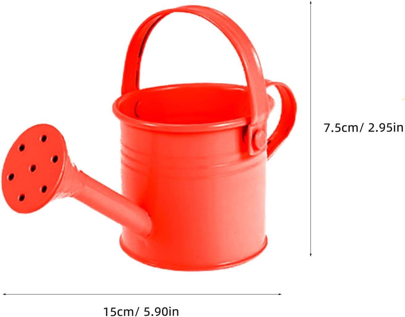 Veemoon Small Kids Watering Can, 6pcs Lightweight Metal Watering Can for Indoor Plants - Portable Water Supplies for Toddler Bonsai Plant Gardening Indoor and Outdoor (6 Colors)