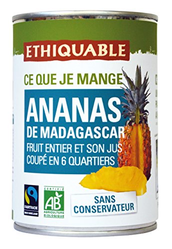Piña bio en su jugo Ethiquable 425g.
