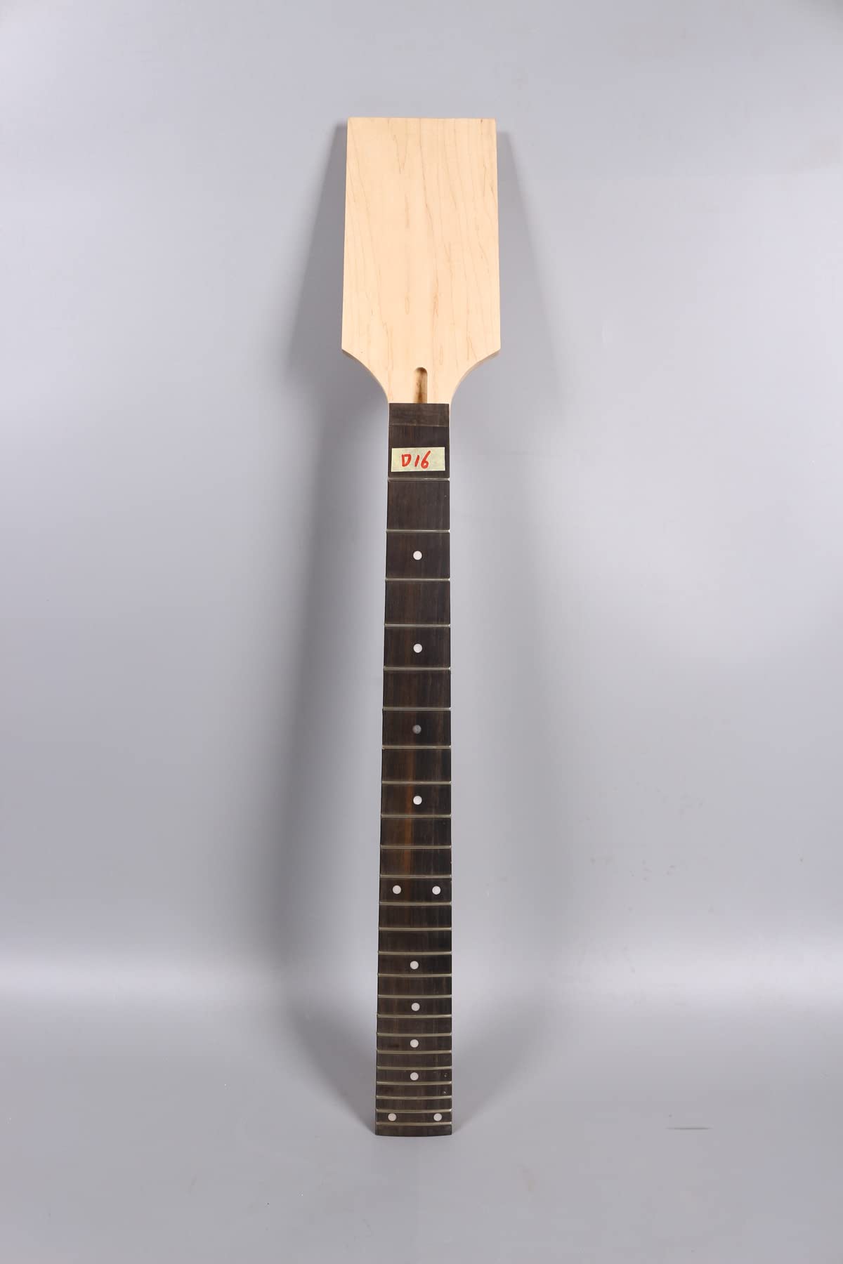 7string chitarra collo 24fret 25.5 pollici legno acero con palissandro chitarra tastiera collo largo paddle testa fai da te chitarra Dot intarsio