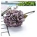 Produktbild Guangcheng Europäische Retro-Hydrangea-künstliche Blumen-Niederlassung Compatible with Vasen-Zubehör DIY. Hochzeit Hausgarten Dekorative Material Gefälschte Blume (Color : Grey)