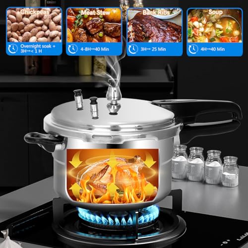 Olla a presión aluminio 5.3 L miniatura 4