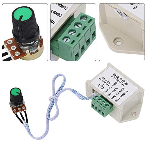 Image of Voltage Generator, 0-5VDC Adjustable Voltage Regulating Generator Potentiometer for PLC Industrial Control, Voltage Regulator